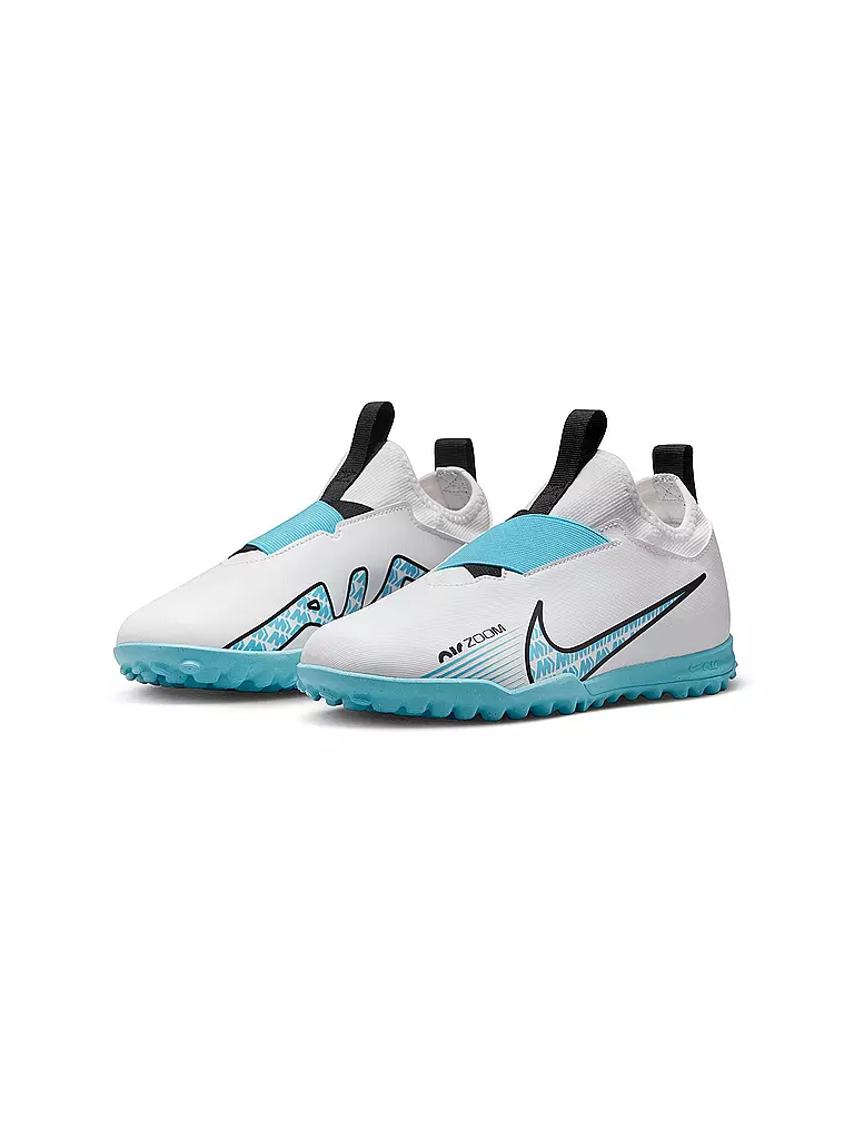 NIKE | Kinder Fußballschuhe Turf Jr. Zoom Mercurial Vapor 15 Academy TF | Blanc