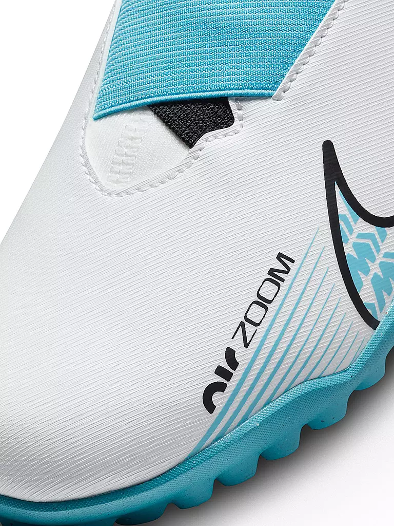 NIKE | Kinder Fußballschuhe Turf Jr. Zoom Mercurial Vapor 15 Academy TF | Blanc