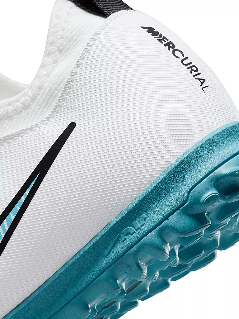 NIKE | Kinder Fußballschuhe Turf Jr. Zoom Mercurial Vapor 15 Academy TF | Blanc