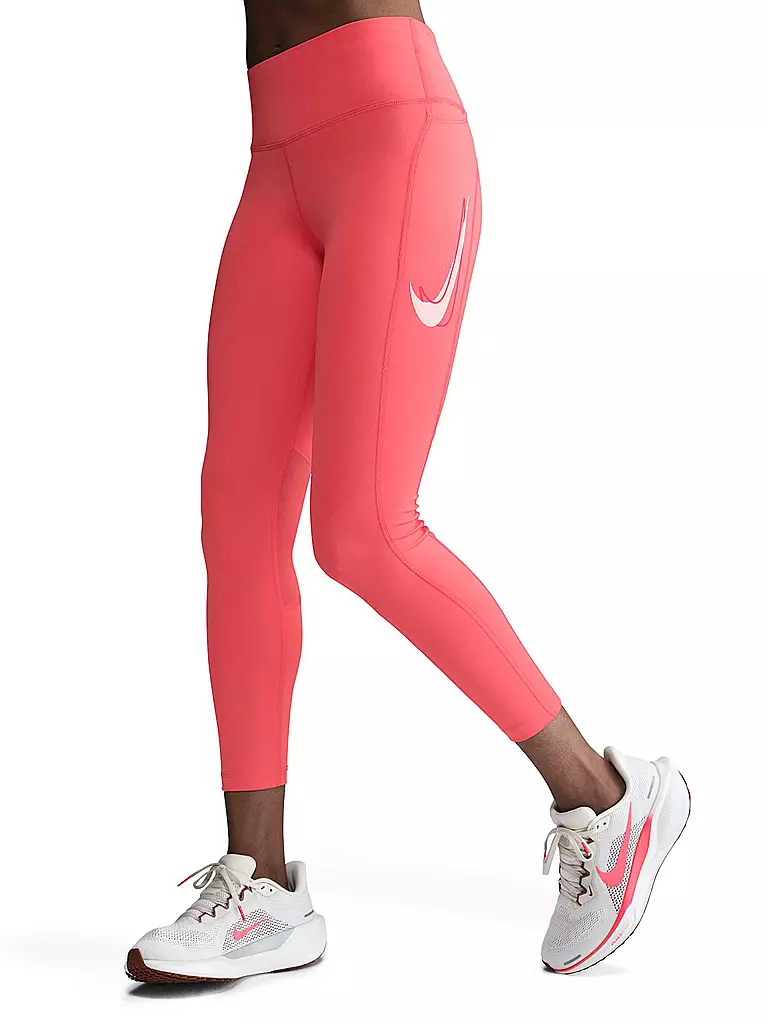 NIKE | Lauftight Swoosh 7/8 pour femme | Corail
