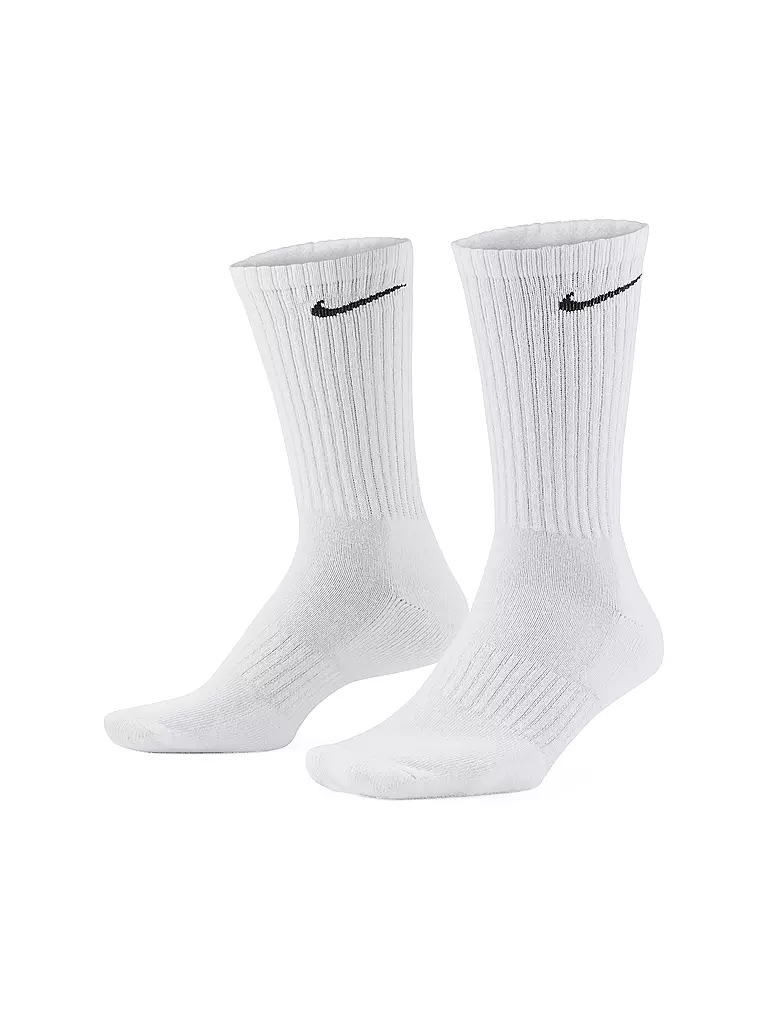 NIKE | Lot de 3 paires de chaussettes Everyday Cushion Crew Regular | Blanc