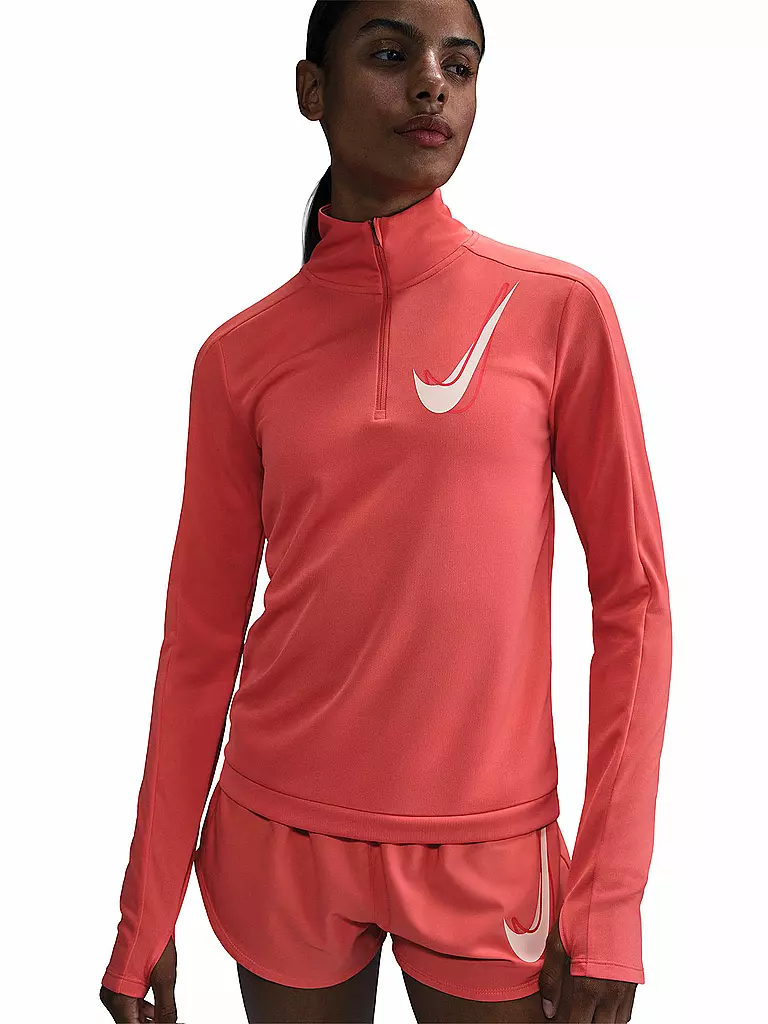 NIKE | Maillot de course Swoosh pour femme | Corail