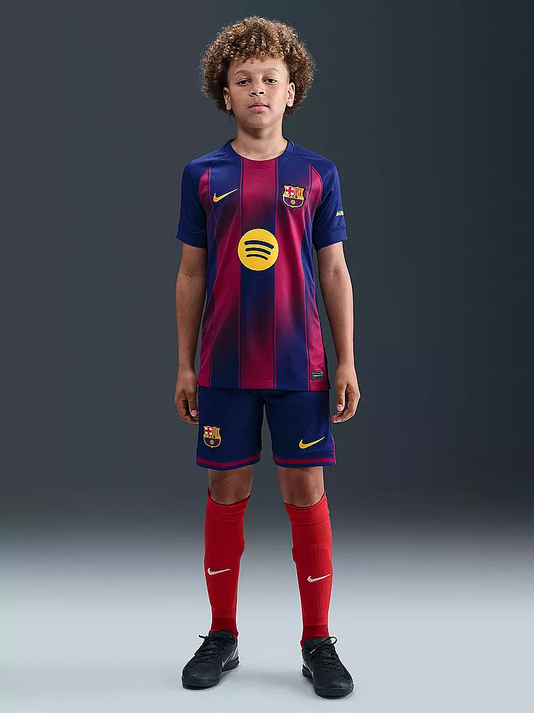 NIKE | Maillot de football domicile FC Barcelone pour enfants | Bleu