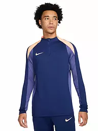 NIKE | Maillot de football homme Dri-FIT Haaland 1/2 Zip | Bleu foncé