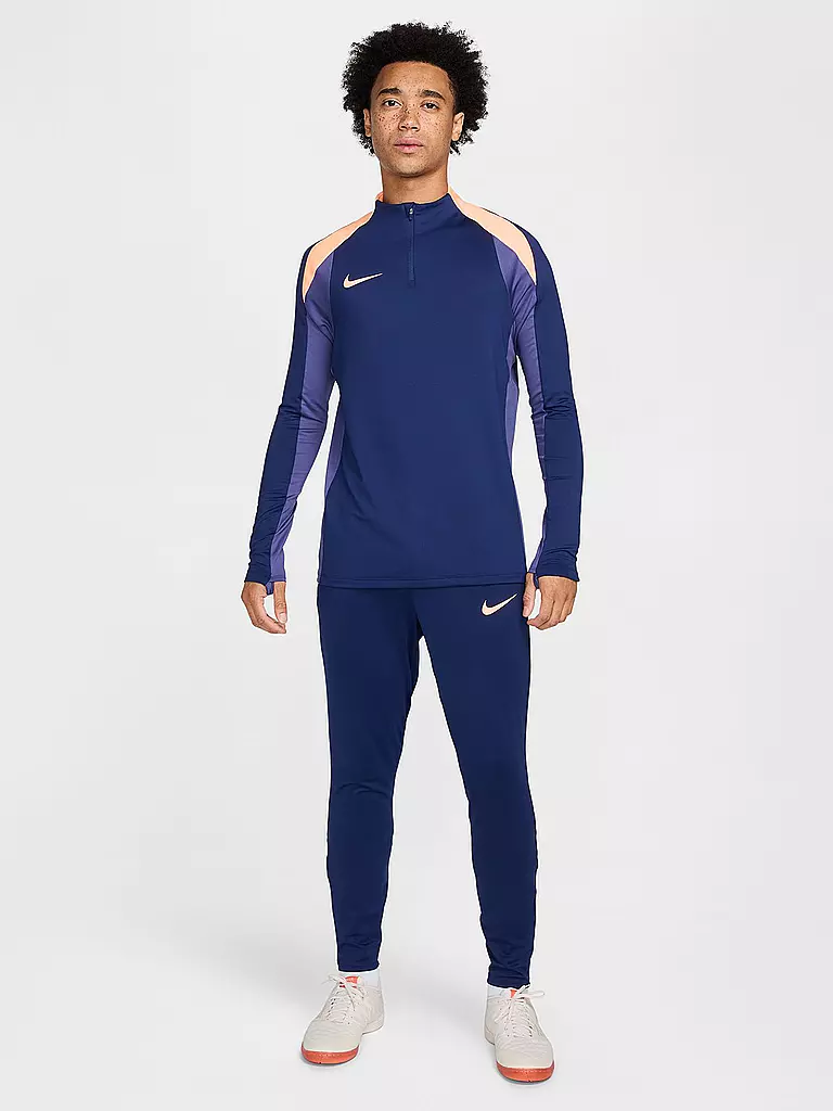 NIKE | Maillot de football homme Dri-FIT Haaland 1/2 Zip | Bleu foncé