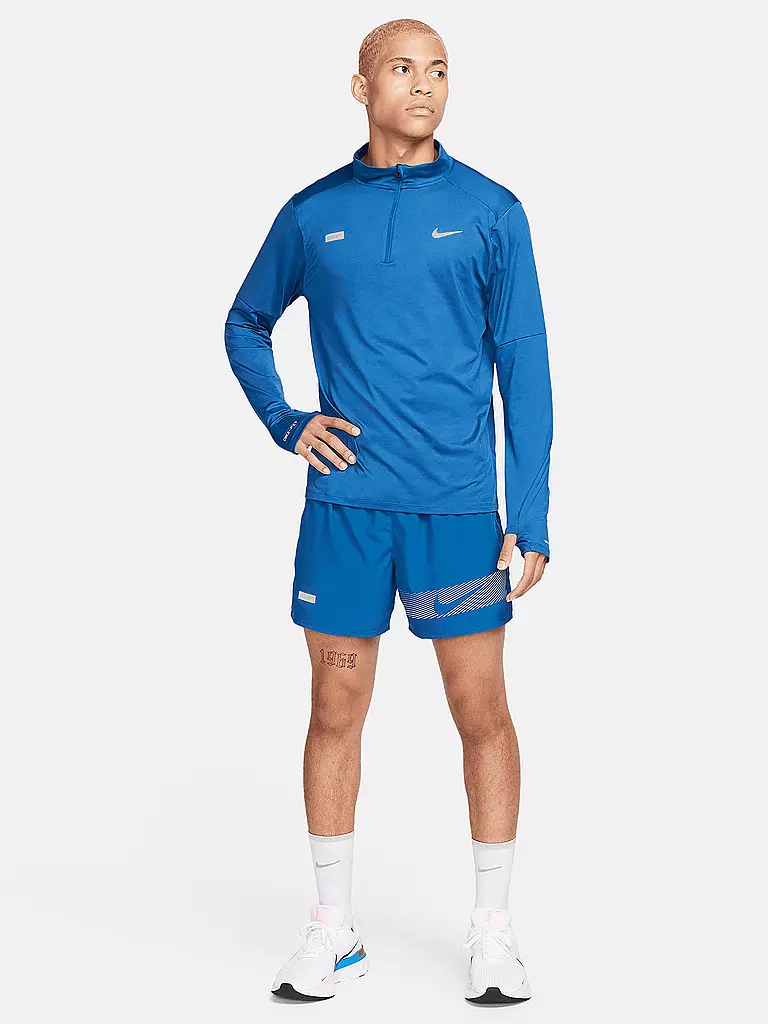 NIKE | Maillot de running homme Flash Dri-FIT | Bleu foncé