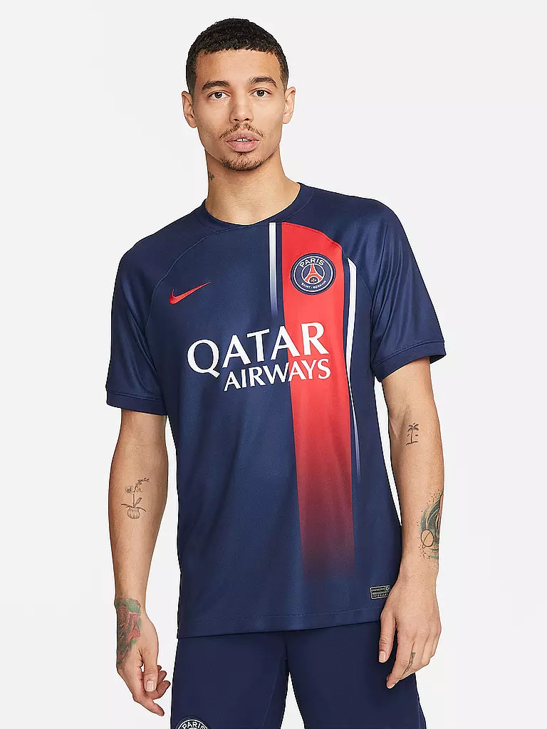 NIKE | Maillot domicile Paris Saint-Germain 2023/24 Stadium pour homme | Bleu