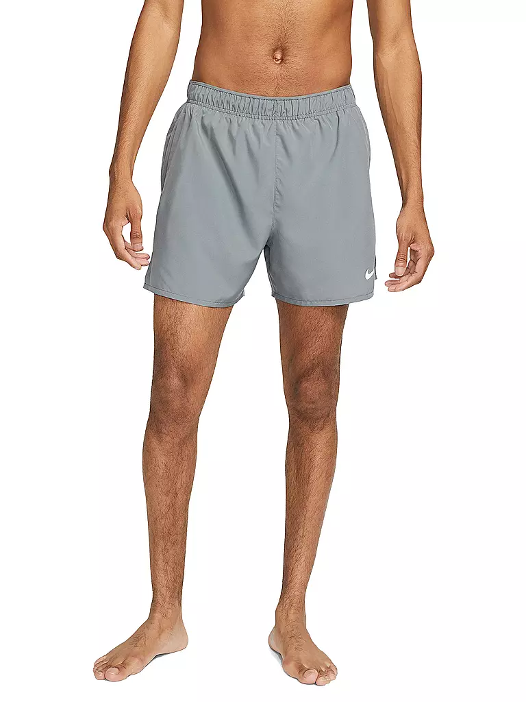 NIKE | Short de course Challenger 5 pouces pour homme | Gris clair