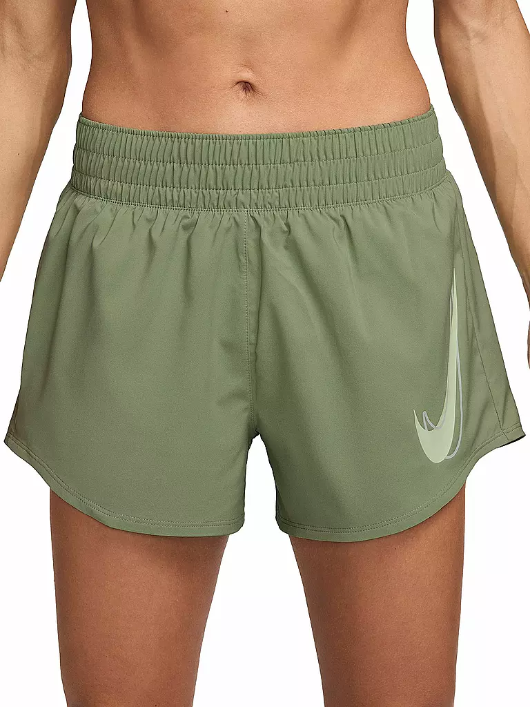 NIKE | Short de course One Swoosh pour femme | Olive