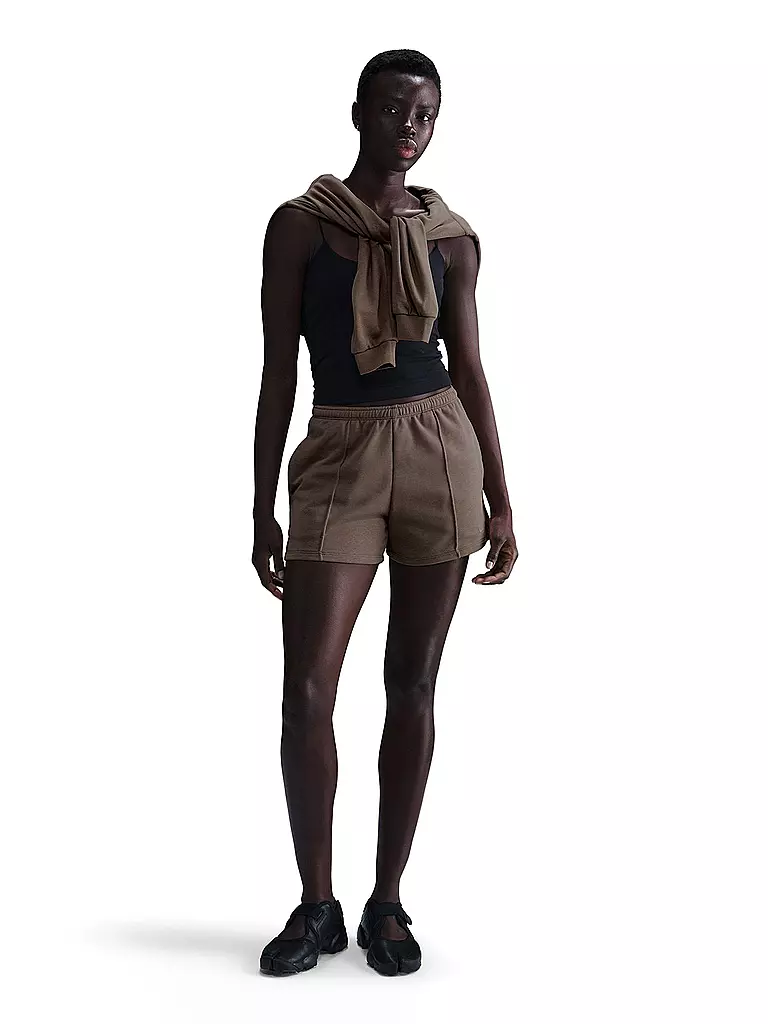 NIKE | Short Femme Sportswear Chill Terry 4Inch | Marron