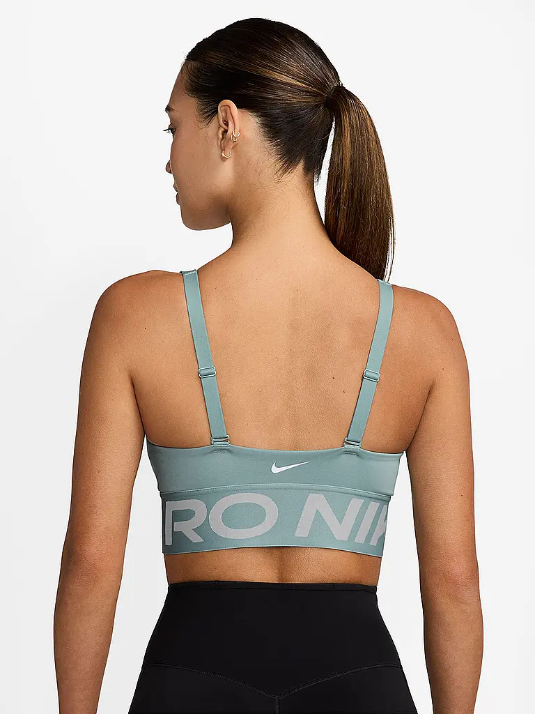 NIKE | Soutien-gorge de sport femme Pro Indy Plunge à maintien moyen | Pétrole