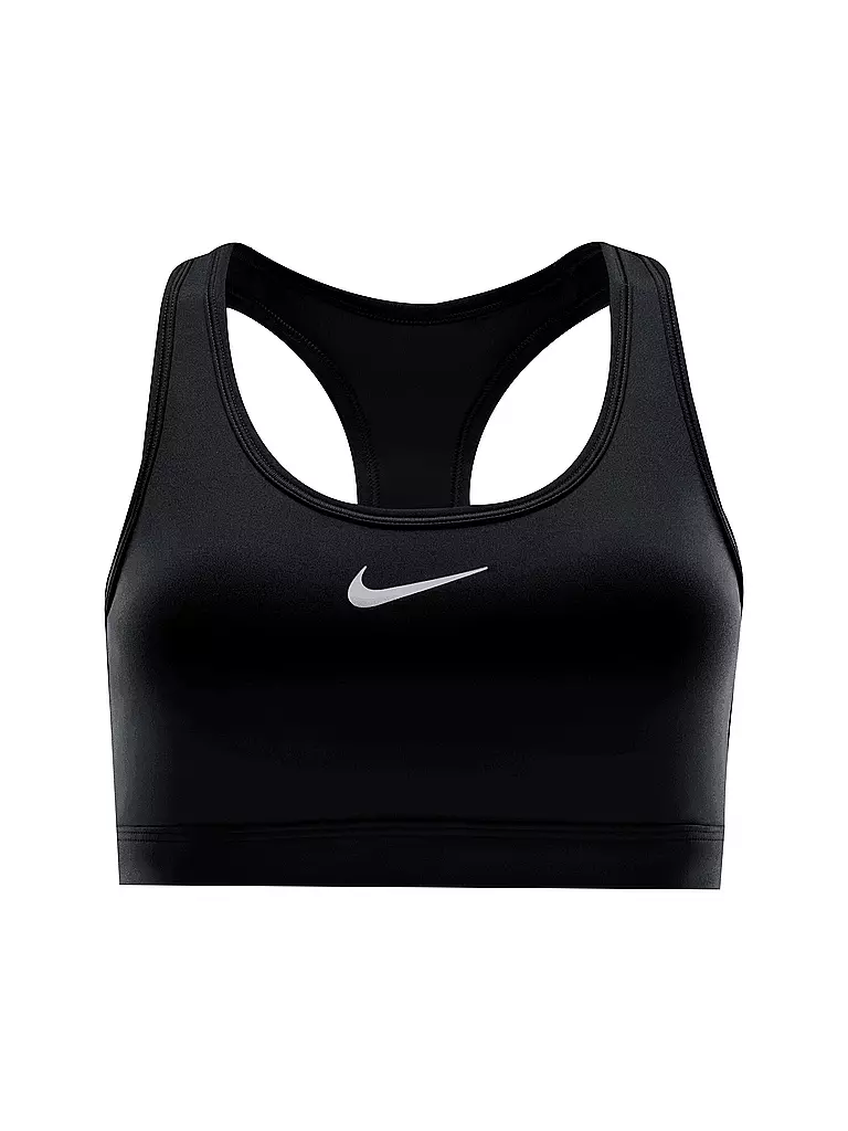 NIKE | Soutien-gorge de sport femme Swoosh maintien moyen | Noir