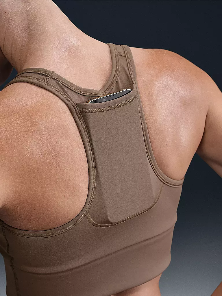 NIKE | Soutien-gorge de sport pour femme Swosh Longline à maintien moyen |