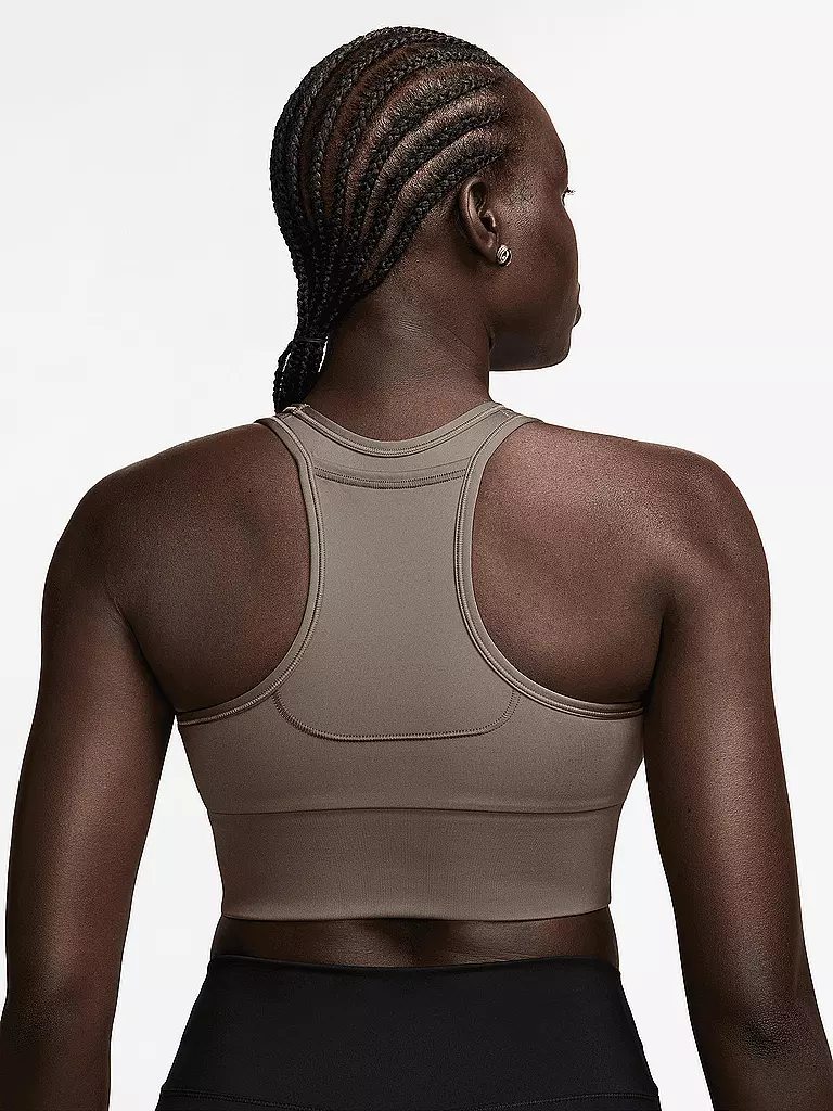 NIKE | Soutien-gorge de sport pour femme Swosh Longline à maintien moyen |