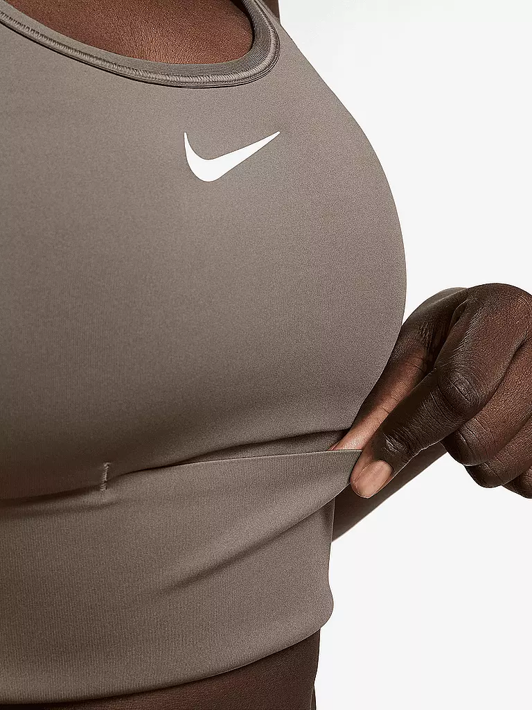 NIKE | Soutien-gorge de sport pour femme Swosh Longline à maintien moyen |