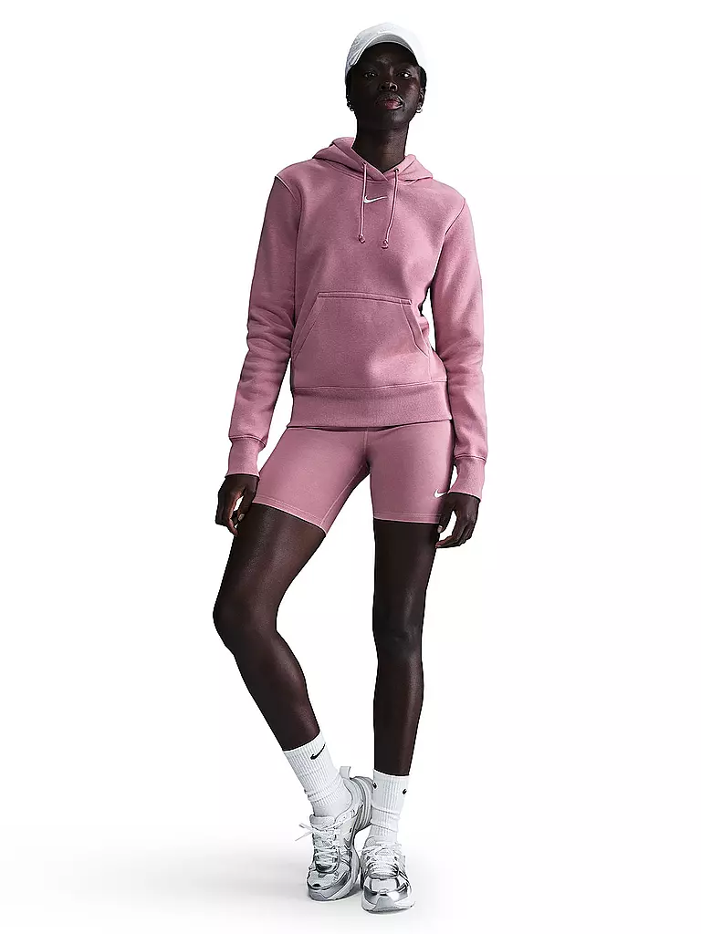 NIKE | Sweat à capuche de fitness pour femme Sportswear Phoenix Fleece | Rose