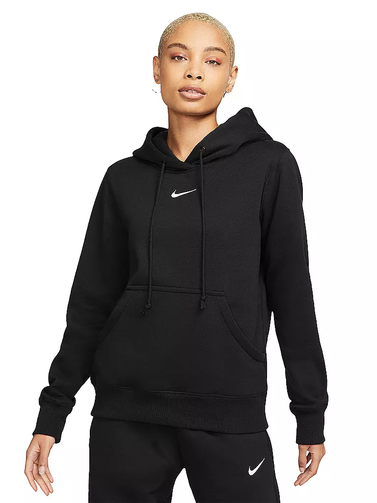NIKE | Sweat à capuche Femme Sportswear Phoenix Fleece | Noir