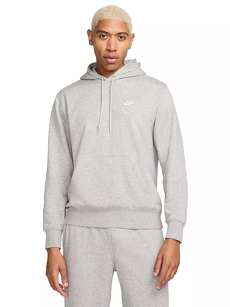 NIKE | Sweat à capuche homme NK Club French Terry | Gris
