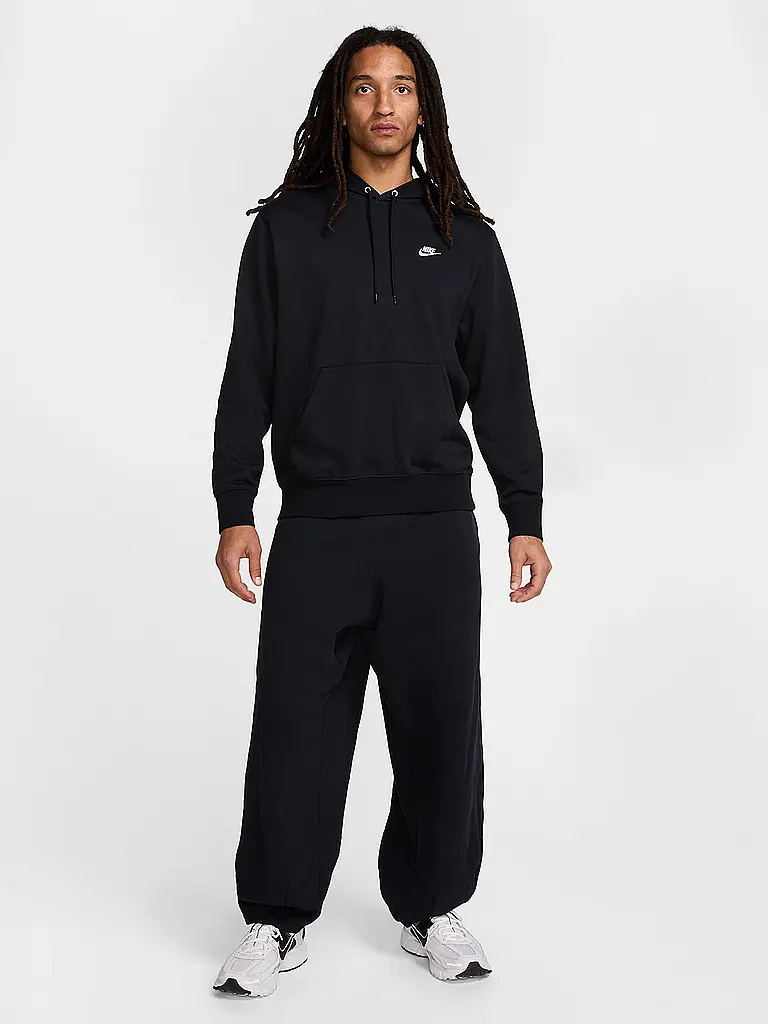 NIKE | Sweat à capuche pour homme NK Club French Terry | Noir
