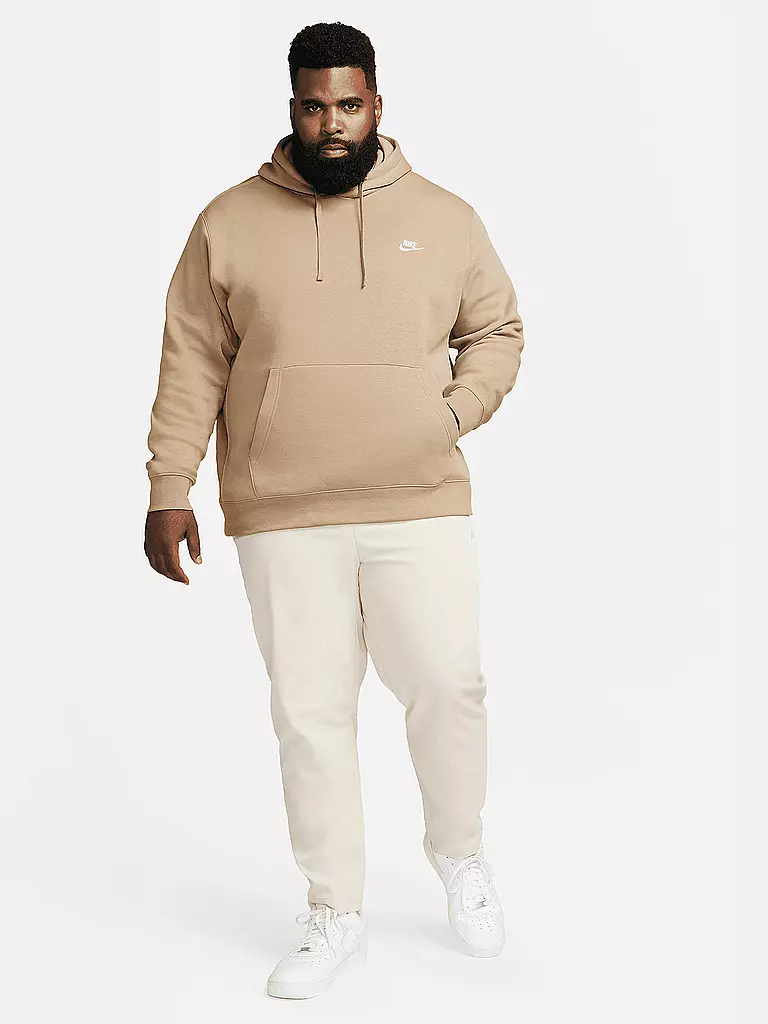 NIKE | Sweat à capuche pour homme Sportswear Club Fleece | Camel
