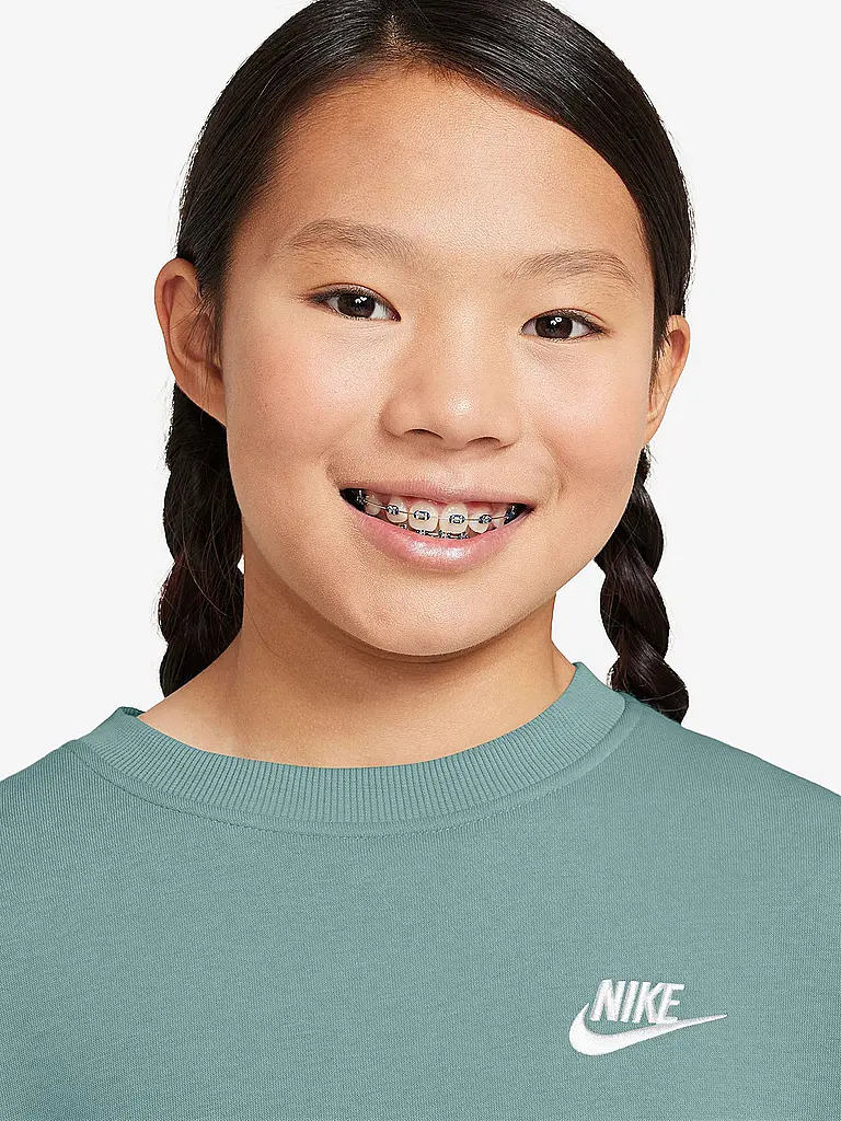 NIKE | Sweat-shirt fille Sportswear Club Fleece | Pétrole