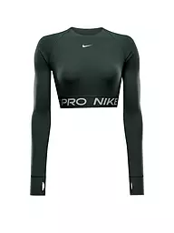 NIKE | T-shirt de fitness court Pro 365 Dri-FIT pour femme | Vert foncé