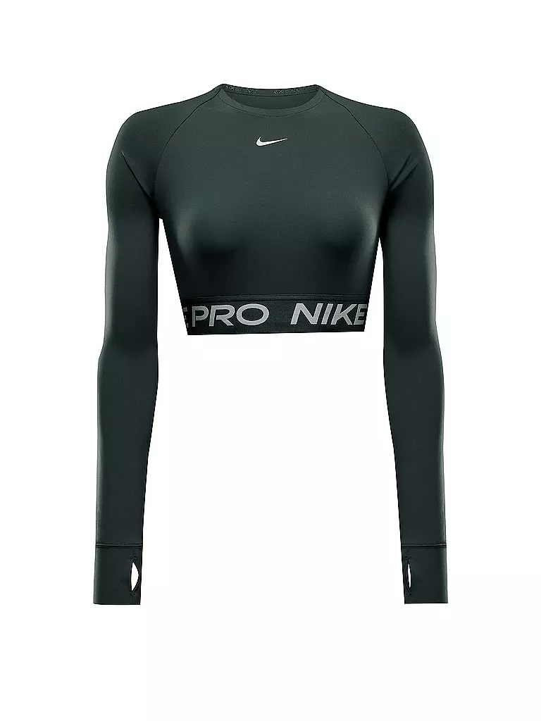 NIKE | T-shirt de fitness court Pro 365 Dri-FIT pour femme | Vert foncé