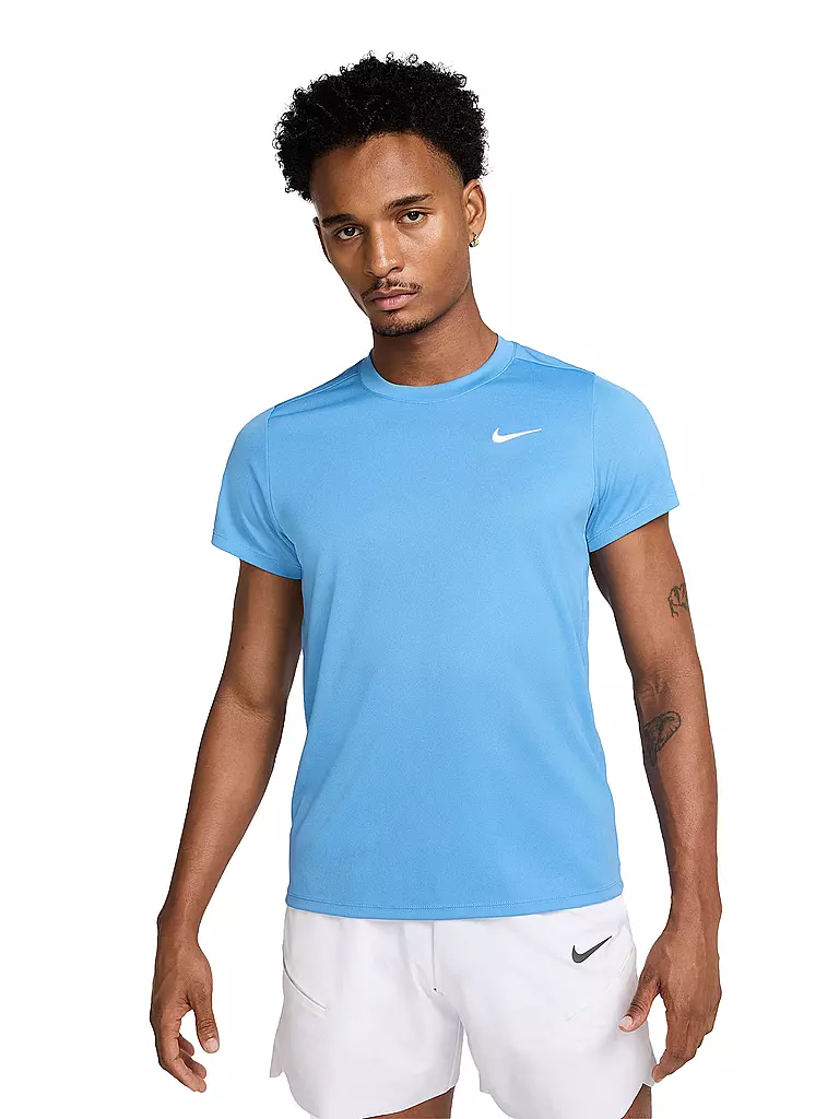 NIKE | T-shirt de tennis Victory pour hommes | Bleu clair