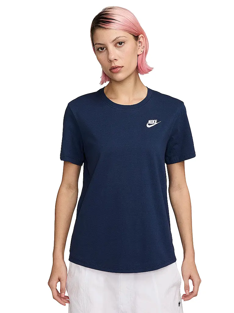 NIKE | T-shirt femme Sportswear Club Essentials | Bleu foncé