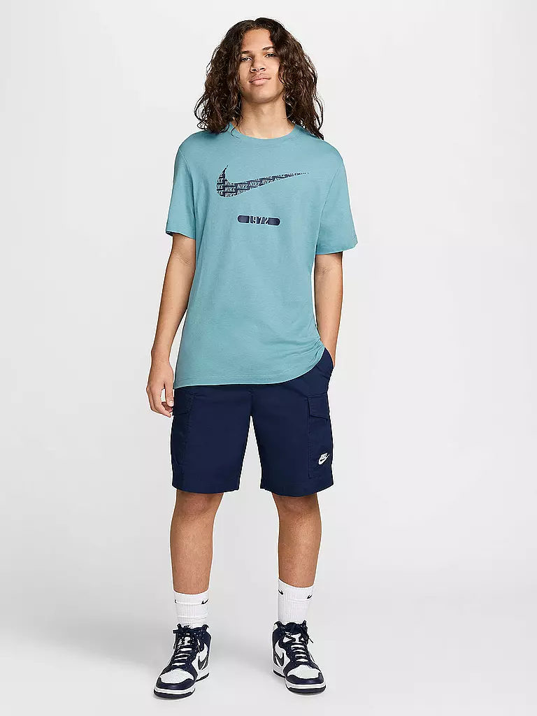 NIKE | T-shirt NSW Swoosh pour homme | Bleu clair