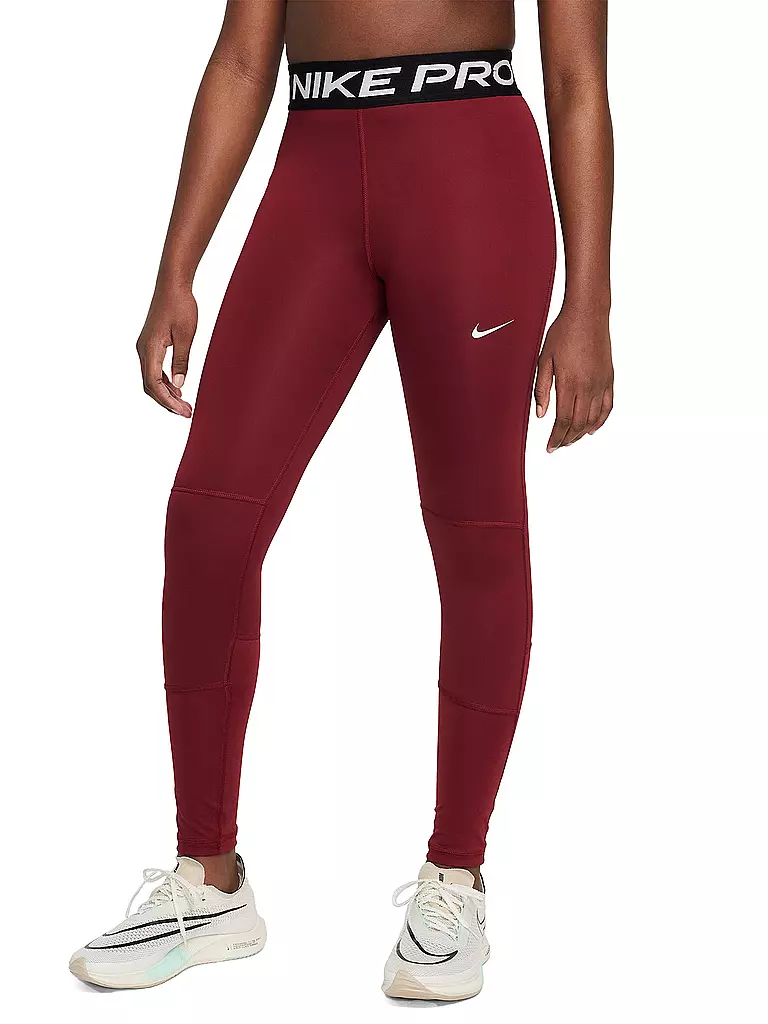 NIKE | Tight de fitness Pro pour fille | Rouge foncé