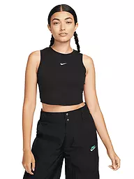 NIKE | Top court de sport Chill Knit pour femme | Noir