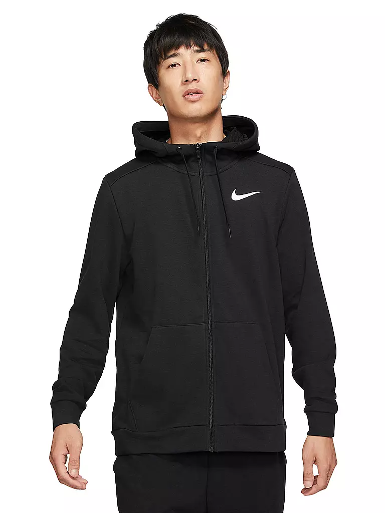 NIKE | Veste à capuche Dri-FIT pour homme | Noir