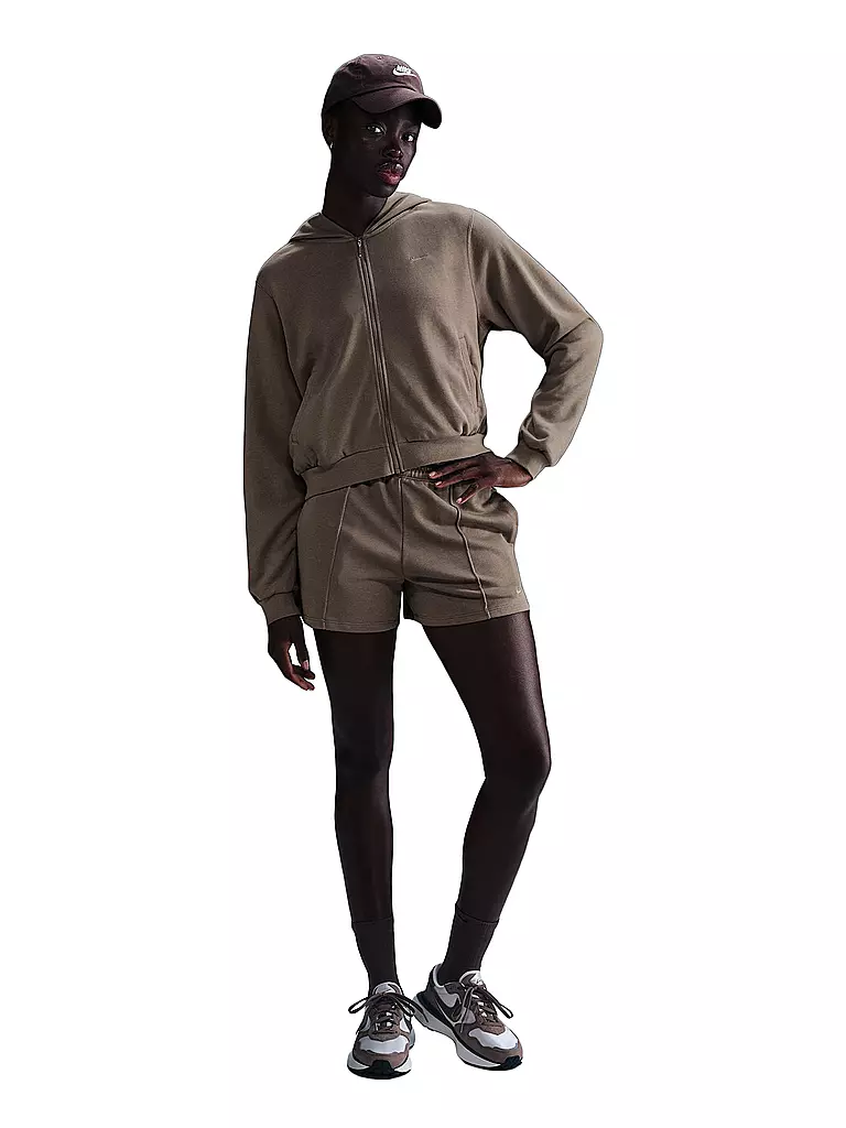 NIKE | Veste à capuche pour femme Sportswear Chill Terry | Marron