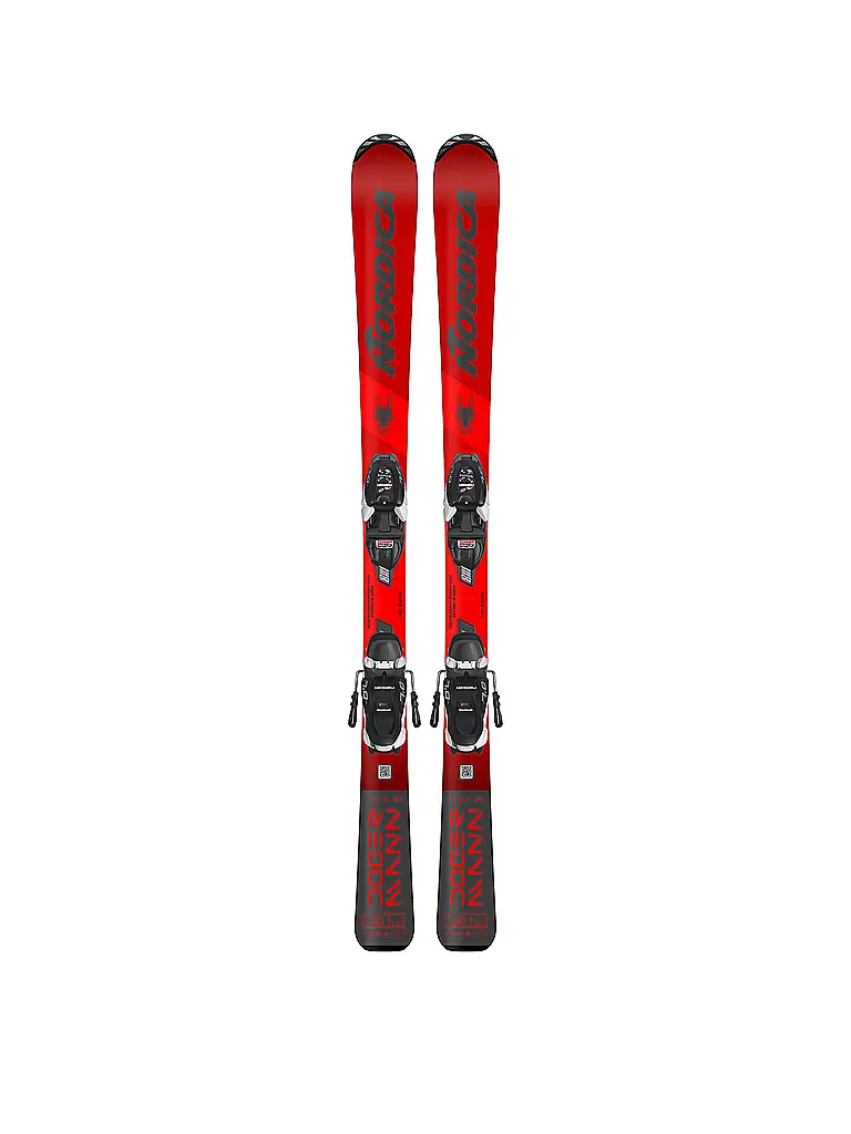 NORDICA | Set de skis pour enfants Team J R FDT (100-120) + JR 4.5 FDT | Noir