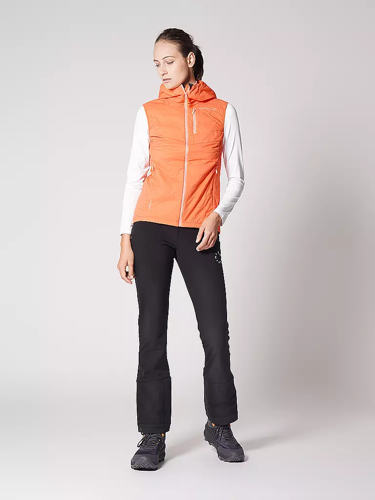 NORRØNA | Damen Tourenweste lyngen  alpha90 | Orange