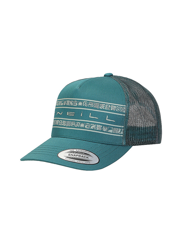 Casquette Flower Trucker vert foncé
