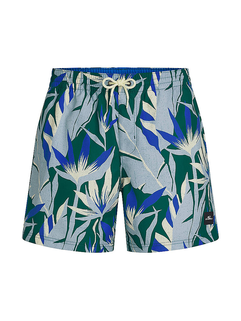 Short de plage imprimés bleu S
