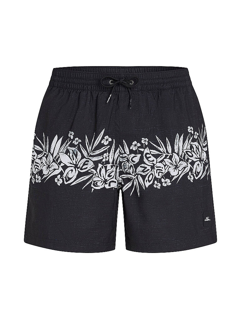 Beachshorts Uni Flower noir L