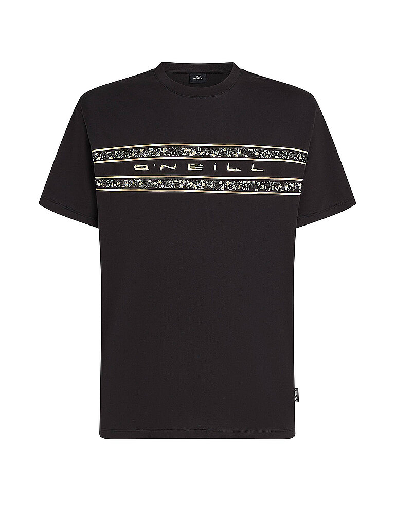 Beachshirt Rayures Florales noir L