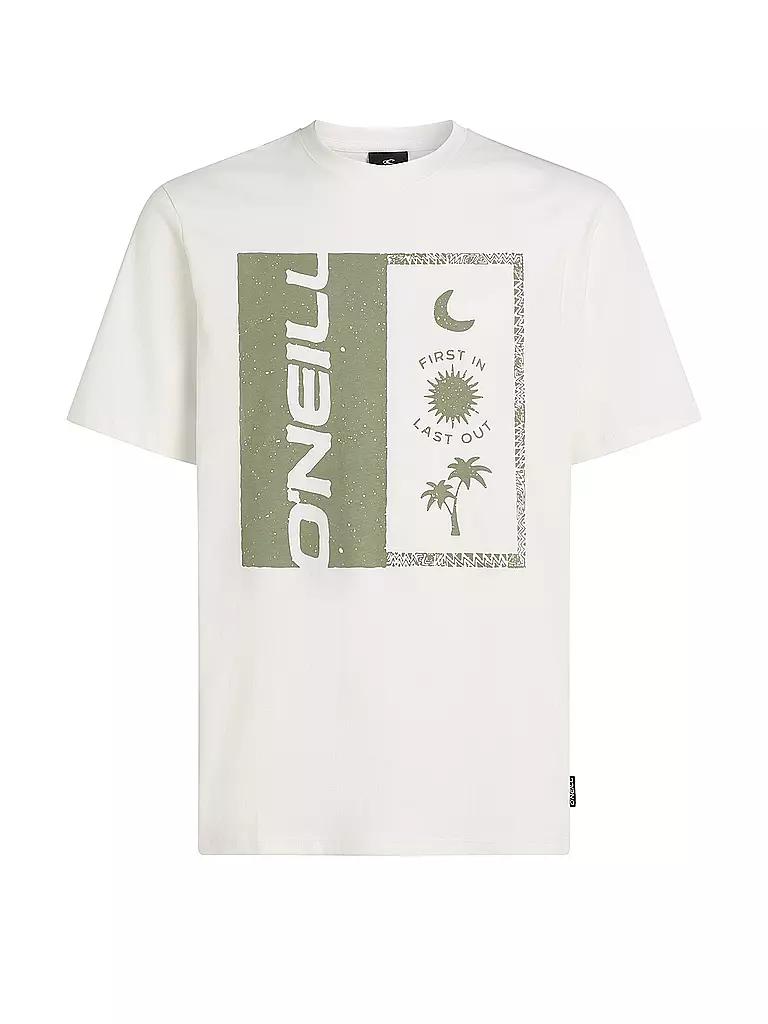 O'NEILL | Beachshirt homme avec imprimé sur le devant | Blanc