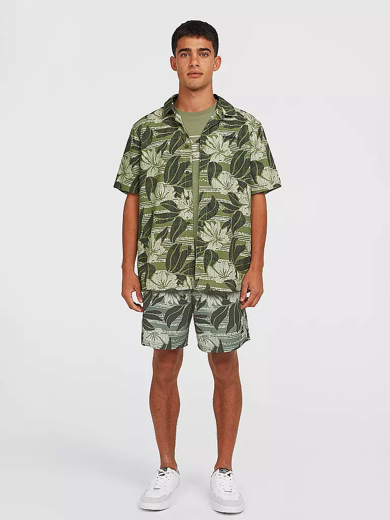 O'NEILL | Chemise de plage imprimée pour hommes | Vert