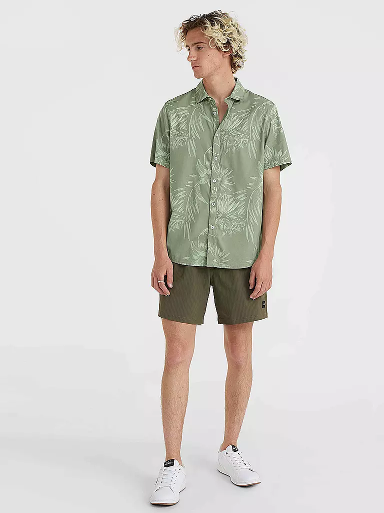 O'NEILL | Herren Beachhemd Mix and Match Floral | Vert clair
