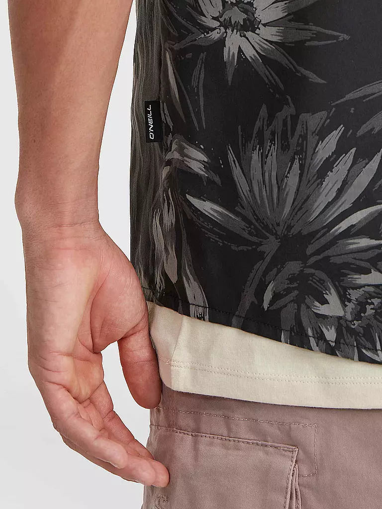 O'NEILL | Herren Beachhemd Mix and Match Floral | Noir