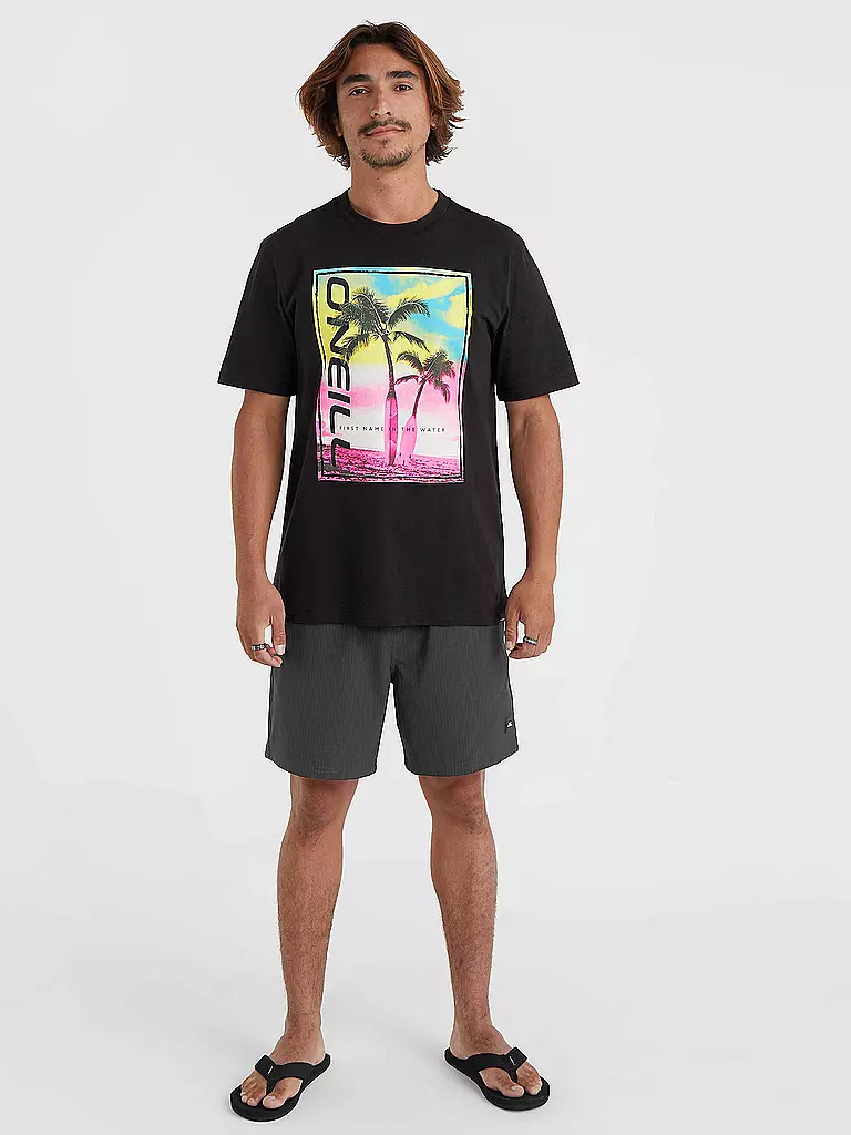 O'NEILL | Herren Beachshirt Jack Neon | Noir