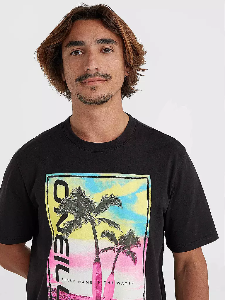 O'NEILL | Herren Beachshirt Jack Neon | Noir