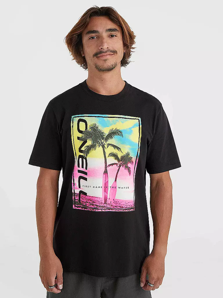 O'NEILL | Herren Beachshirt Jack Neon | Noir