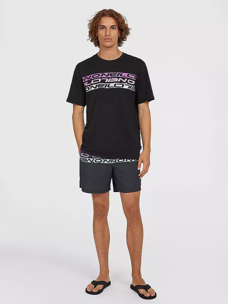 O'NEILL | Short de bain homme Cali Stripe 16 | Noir