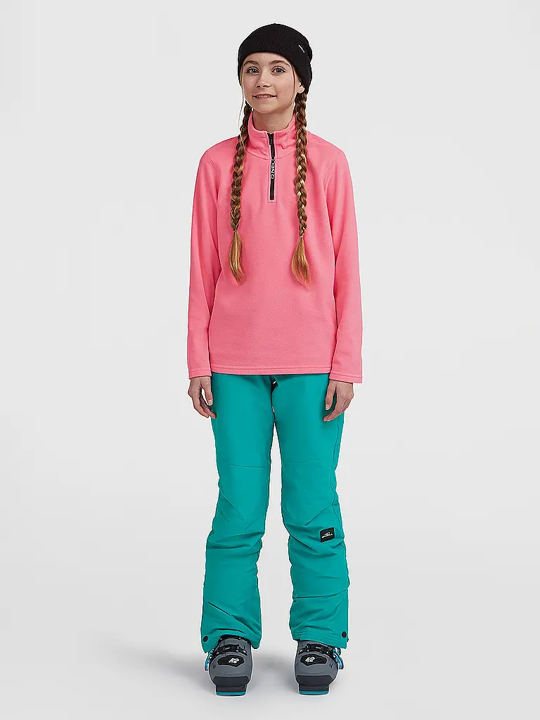 O'NEILL | Sous-pull de snowboard zippé pour fille FWC Cruz | Rose vif