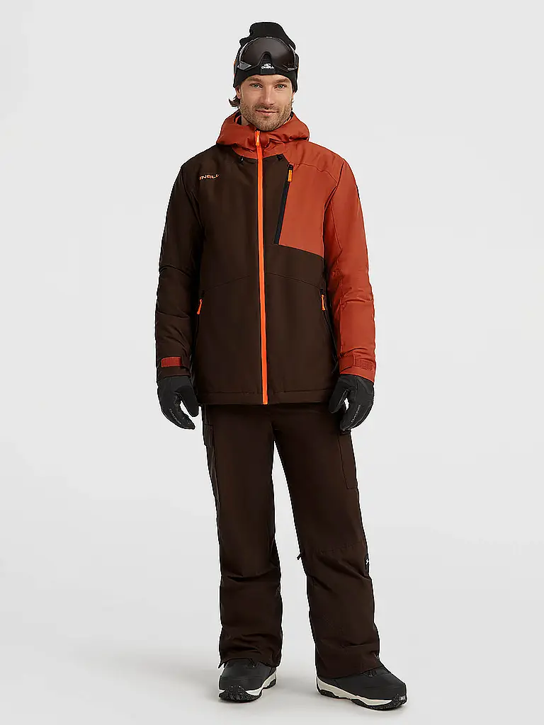 O'NEILL | Veste de snowboard homme FWC Cruz Block Hoodie | Orange